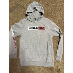 Men’s  gray Volcom hooded sweatshirt Small S